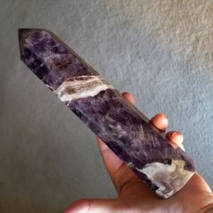 Beautiful Amethyst with Druzy Crystal Tower